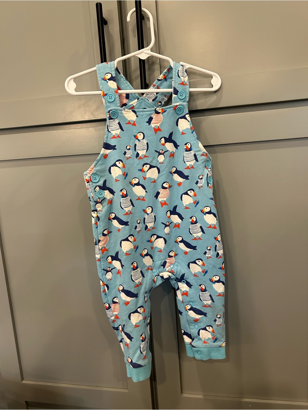 12-18 Baby Boden puffin romper